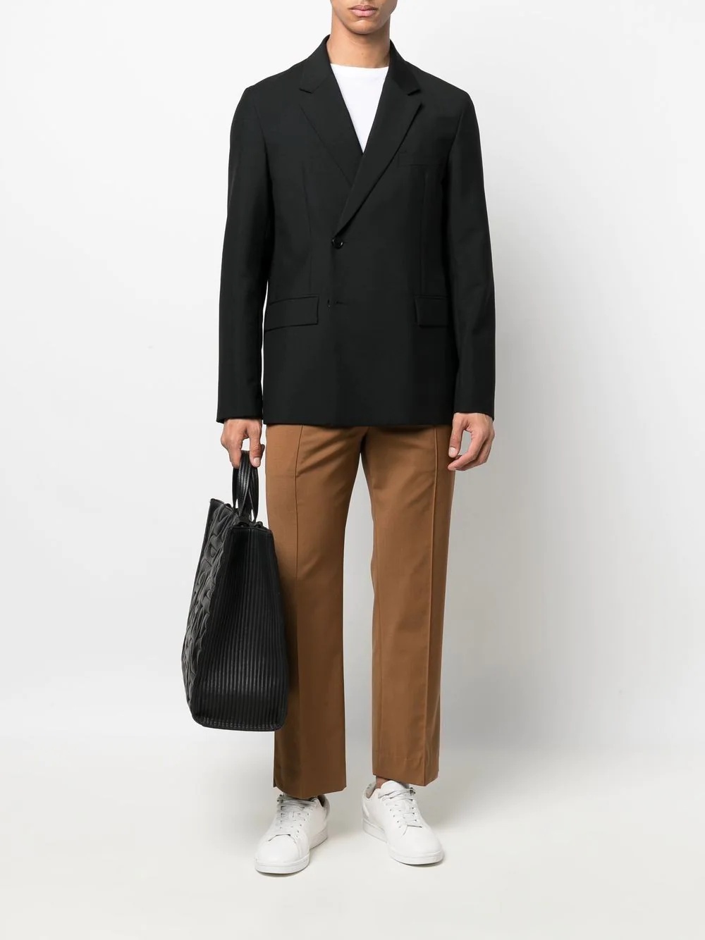 raised-seam tailored trousers - 2