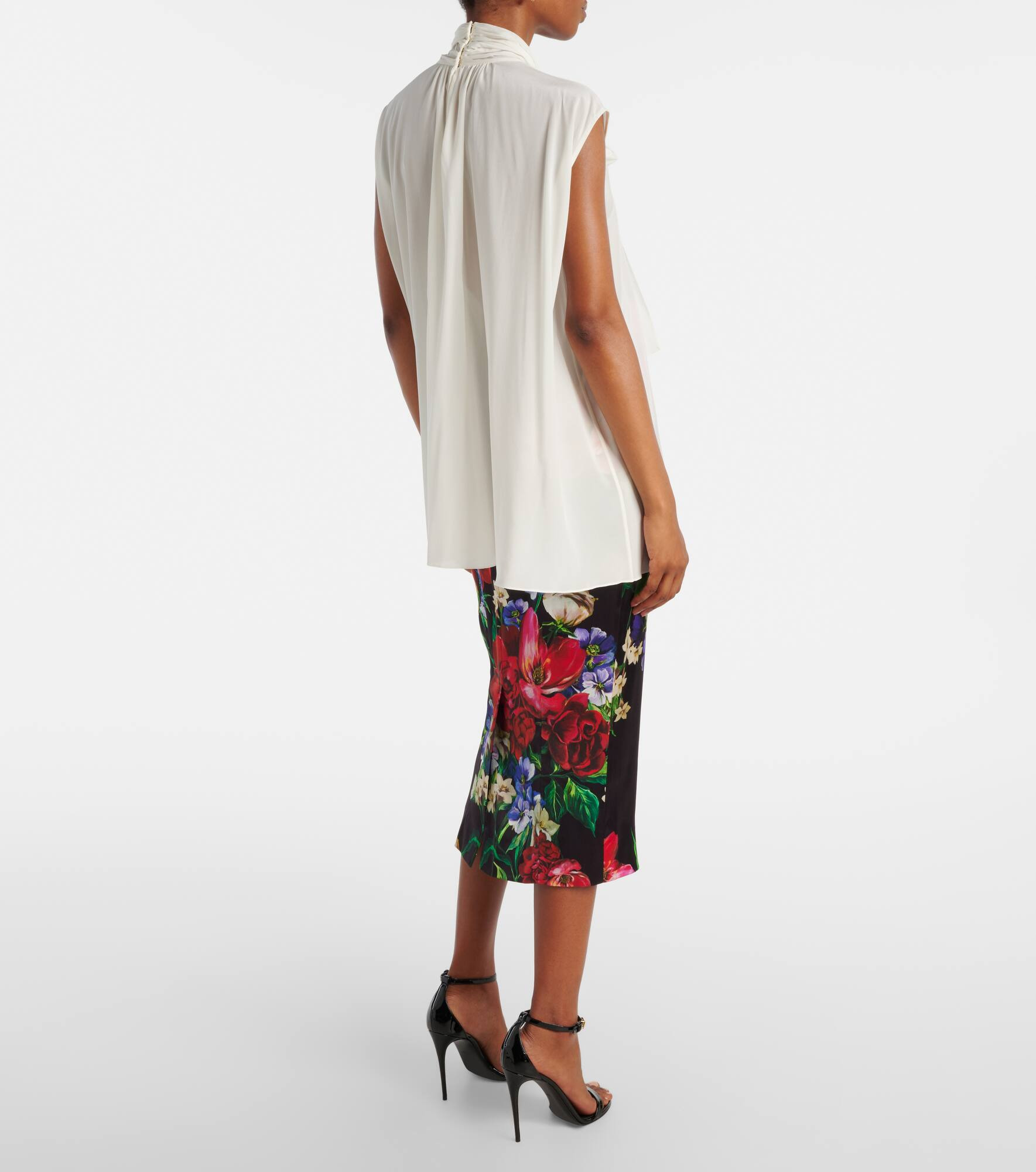 Silk-blend top - 3
