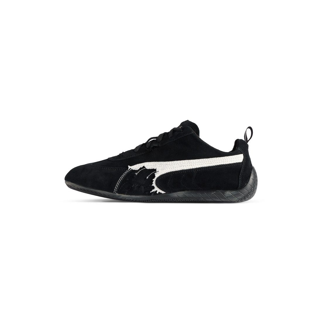 Speedcat Suede Balenciaga in Black/white - 4