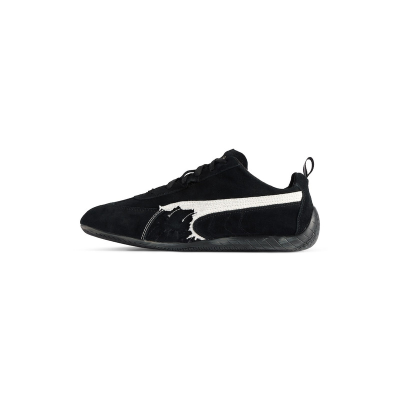 BALENCIAGA Speedcat Suede Balenciaga in Black/white outlook