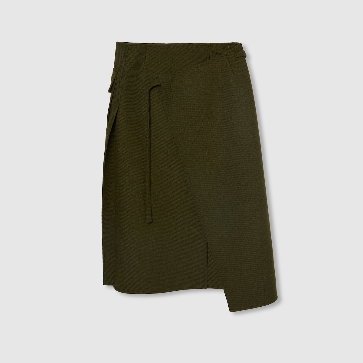 Wool cashmere skirt - 8
