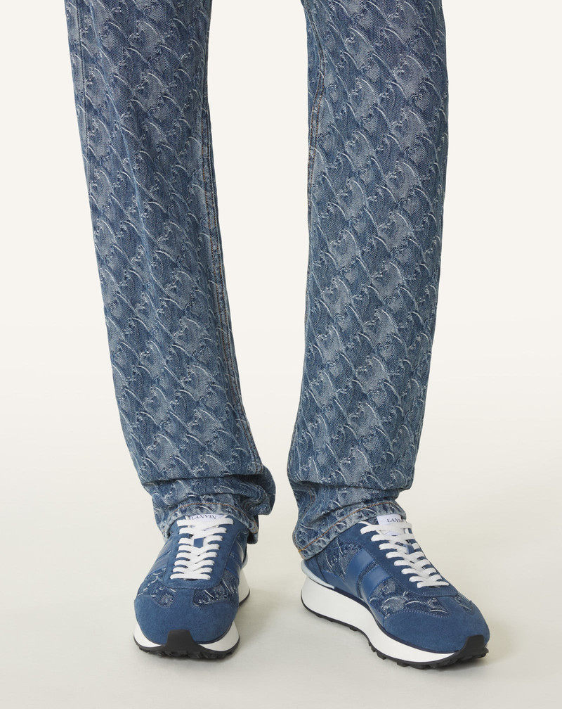 BLUE LUNAR YEAR BUMPR SNEAKERS IN DENIM 7