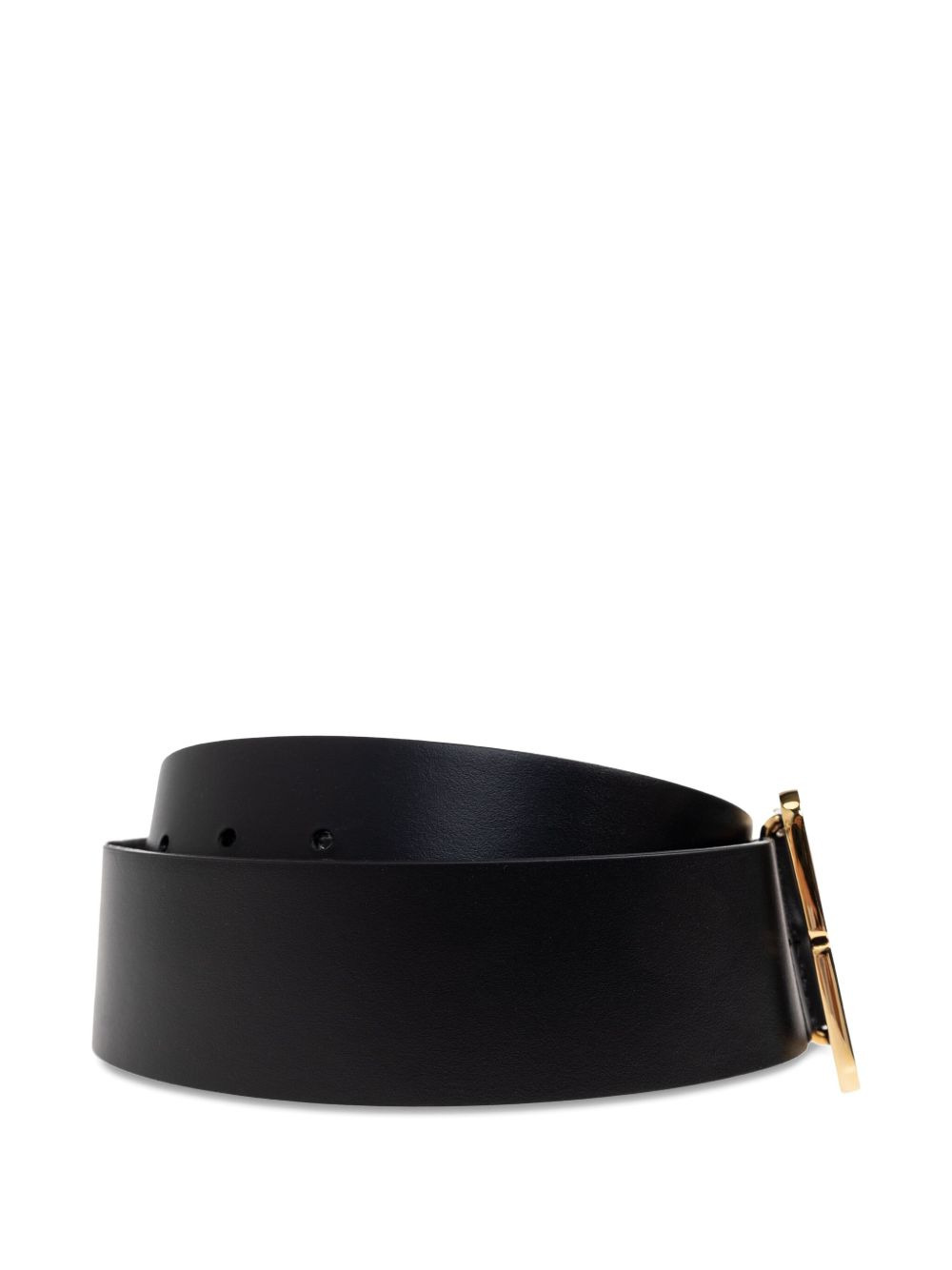 leather buckle belt - 2