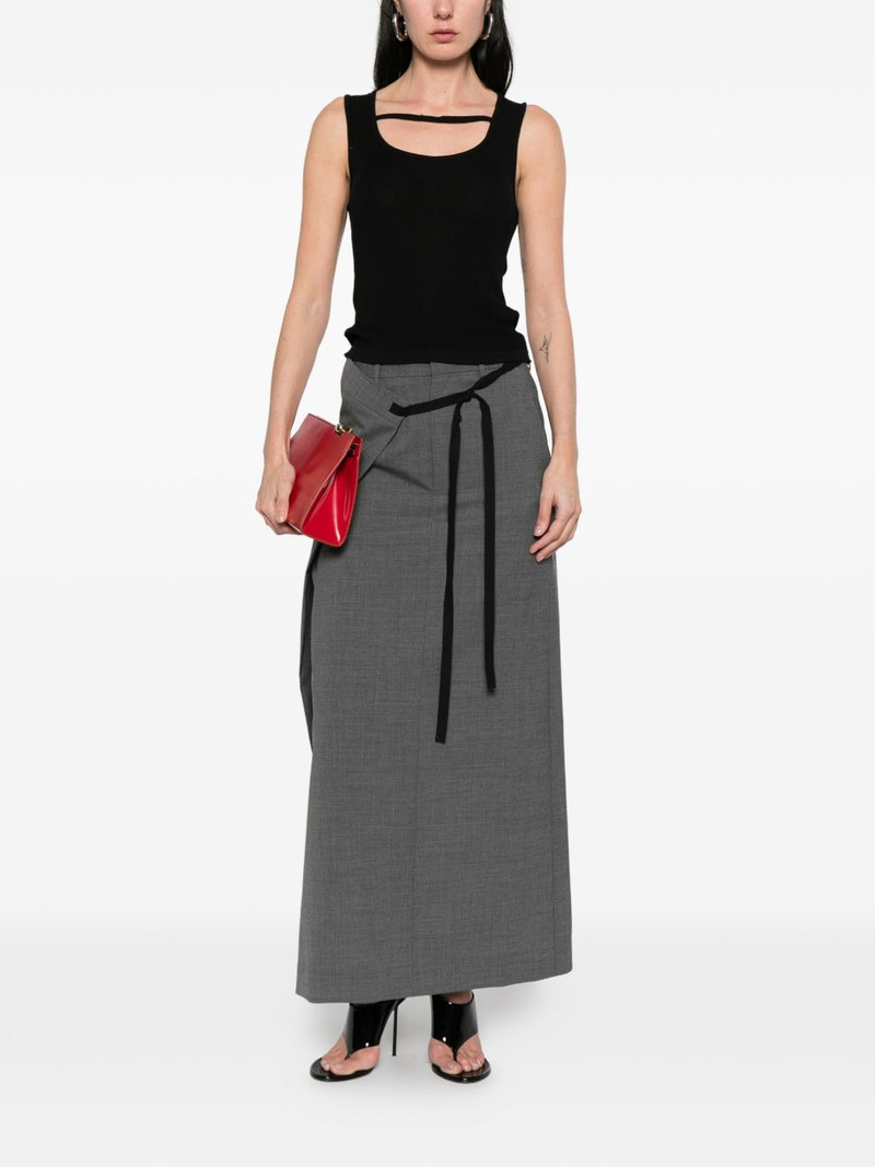 NICCOLÒ PASQUALETTI Corda ribbed tank top outlook