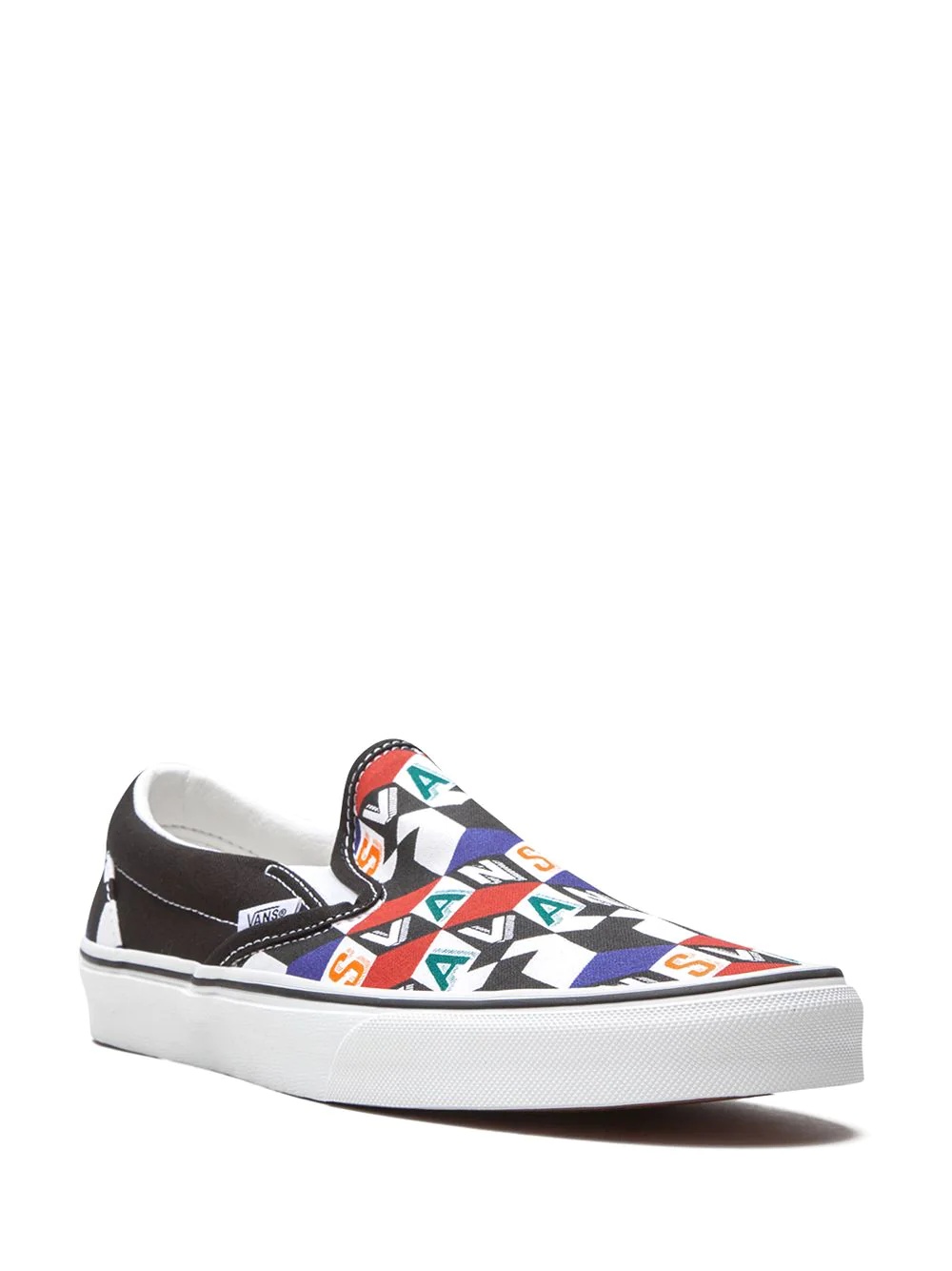 Checker Cube slip-on sneakers - 2