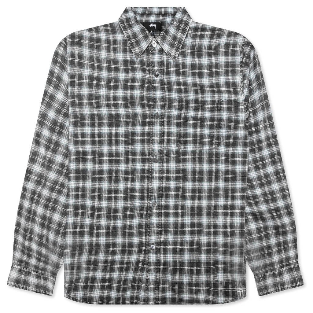 MATTHEW PLAID SHIRT - BLUE - 1