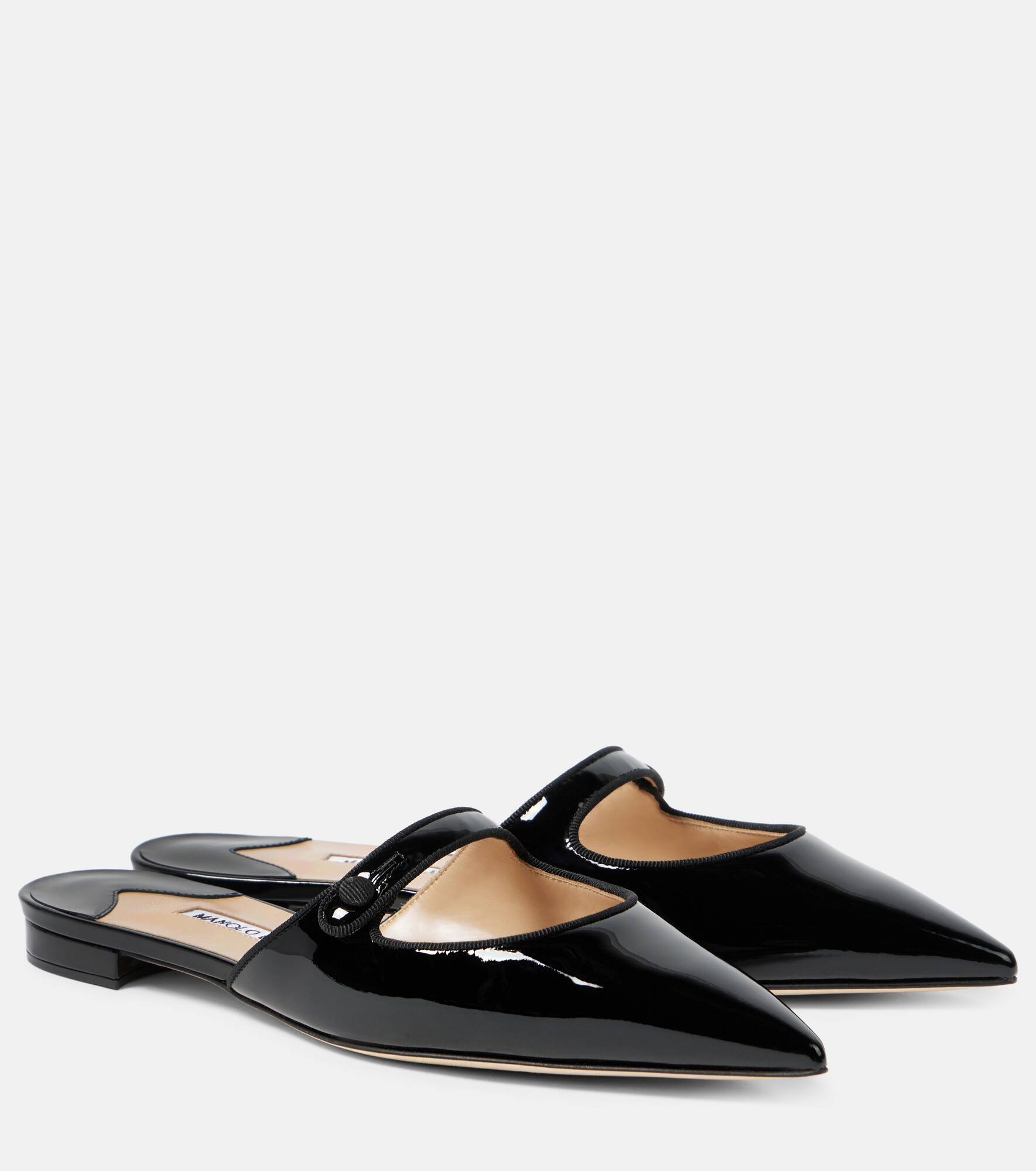 Lurum patent leather mules - 1