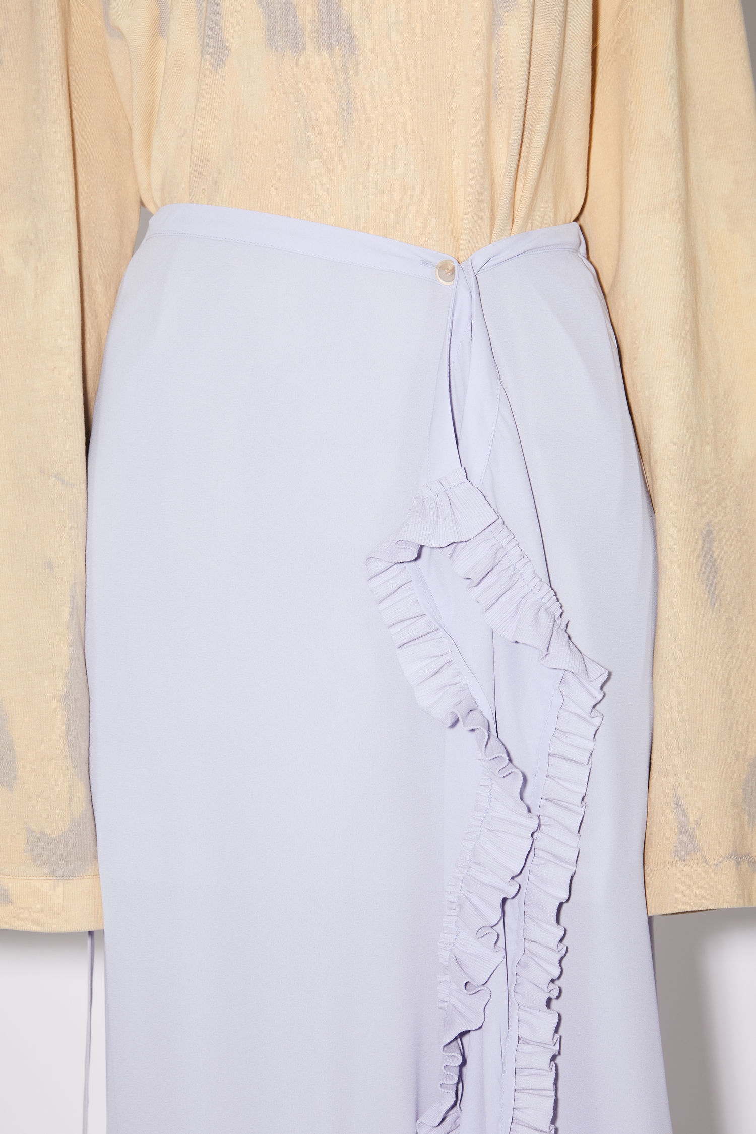 Georgette wrap skirt - Lilac purple - 6