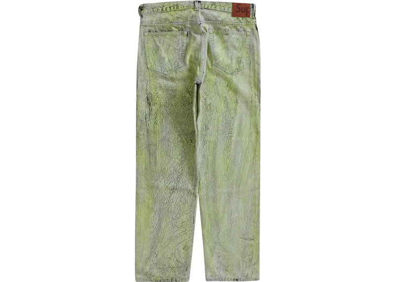 Supreme Supreme Crackle Regular Jean Multicolor outlook