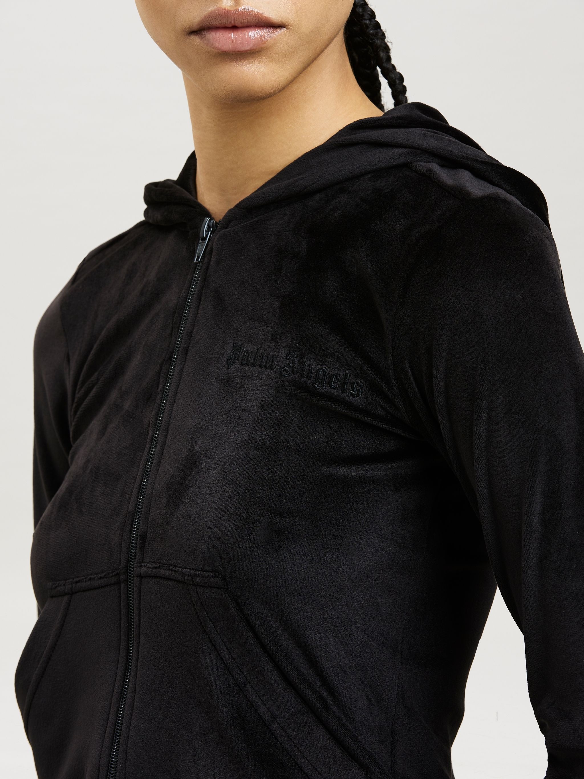 CHENILLE MINI ZIPPED HOODIE - 6