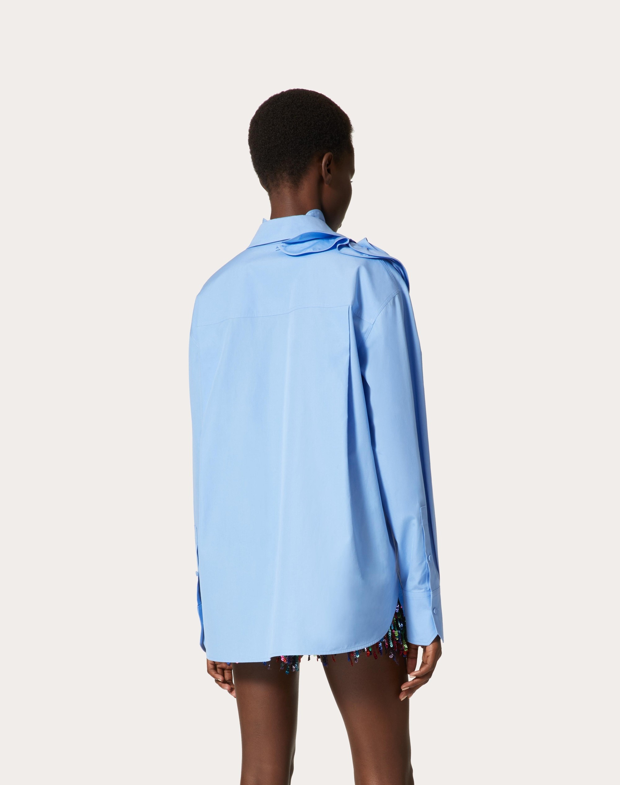 COTTON POPELINE SHIRT - 4
