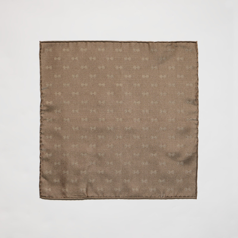 GUCCI Horsebit silk jacquard pocket square outlook