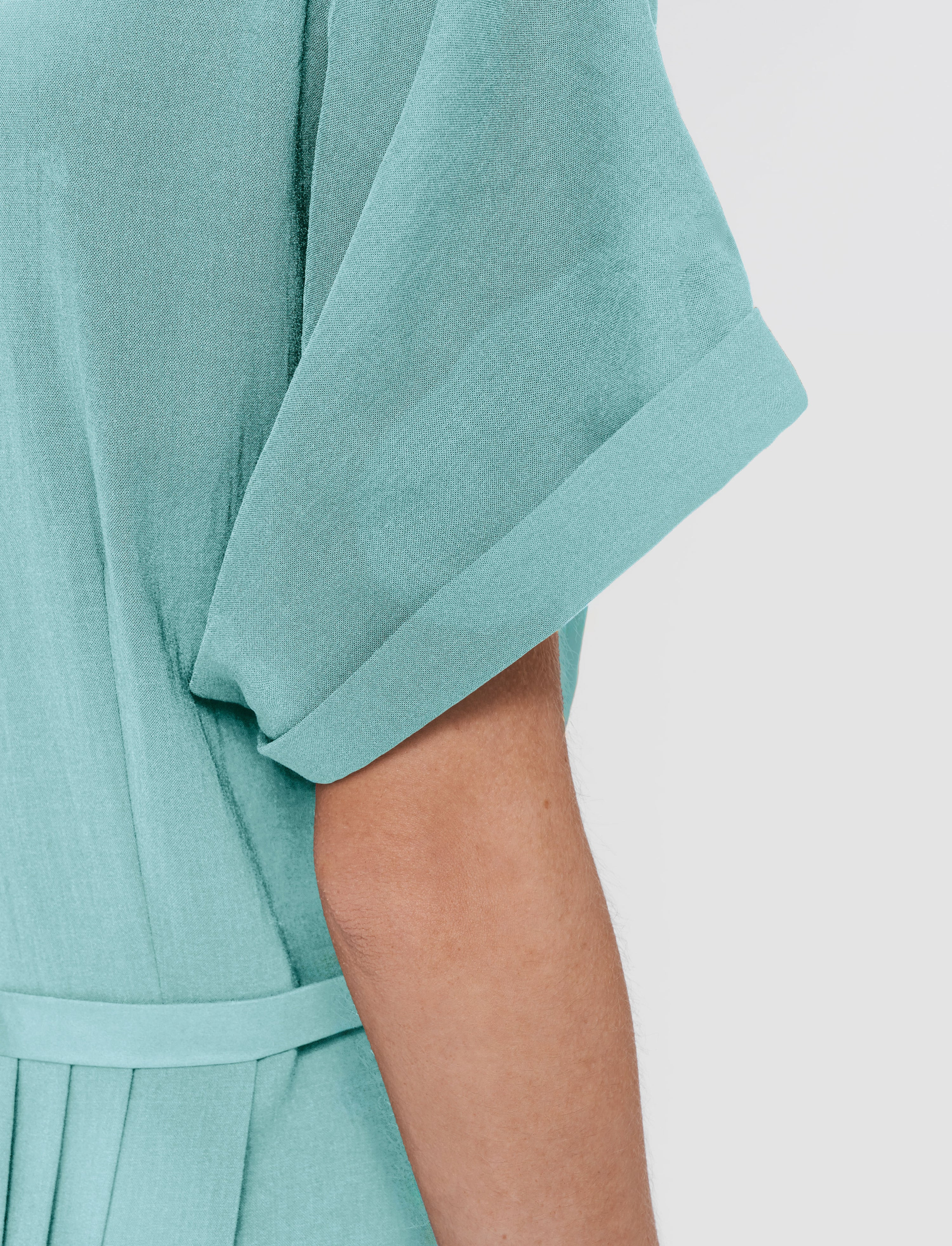 Sofia Airy Plissé Jumpsuit - 4