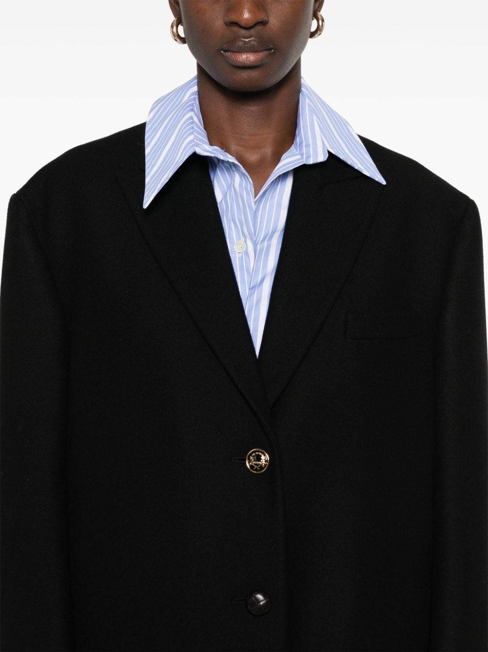 single-breasted coat - 5