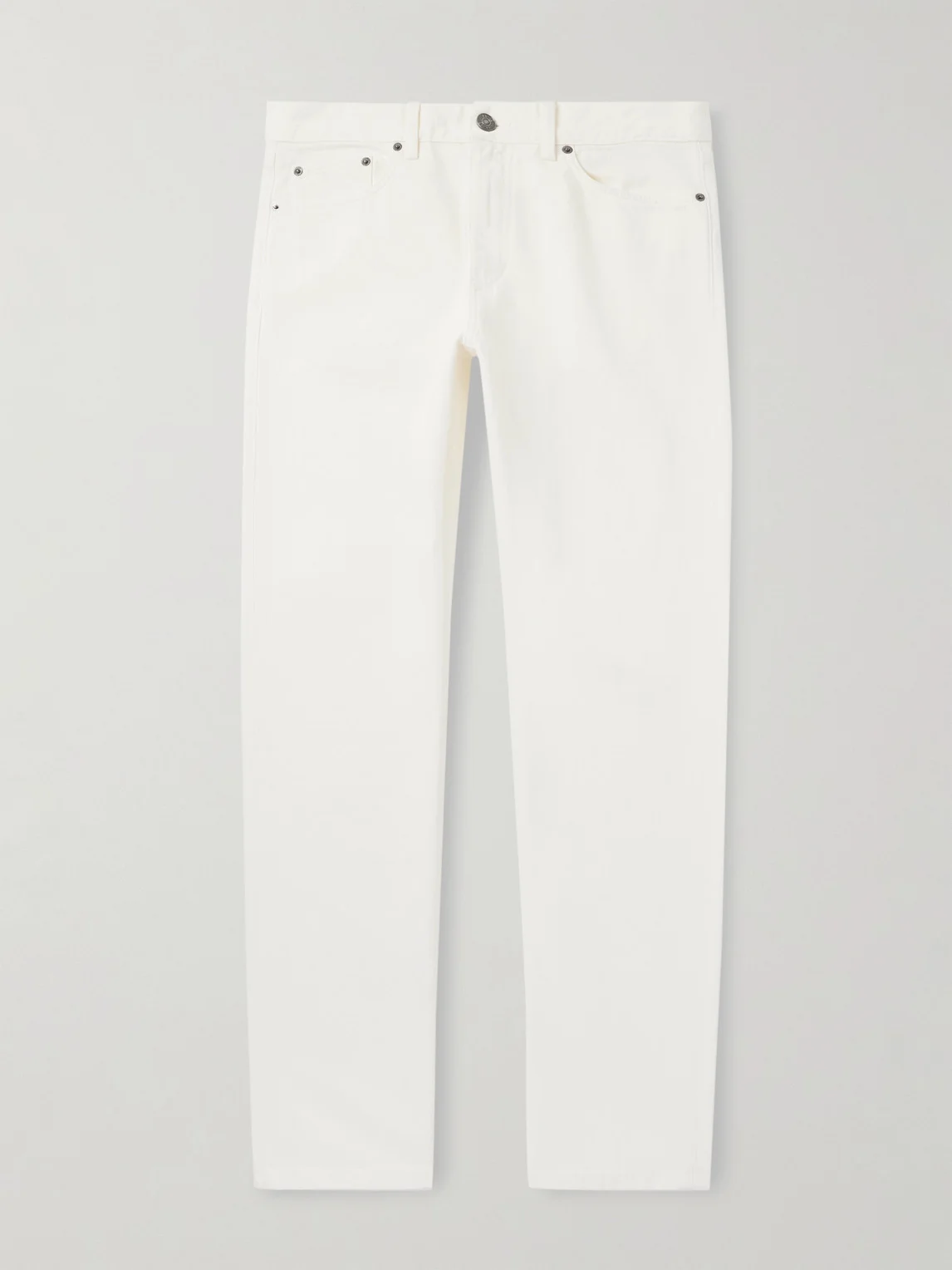 Roccia Slim-Fit Straight-Leg Cotton Trousers - 1
