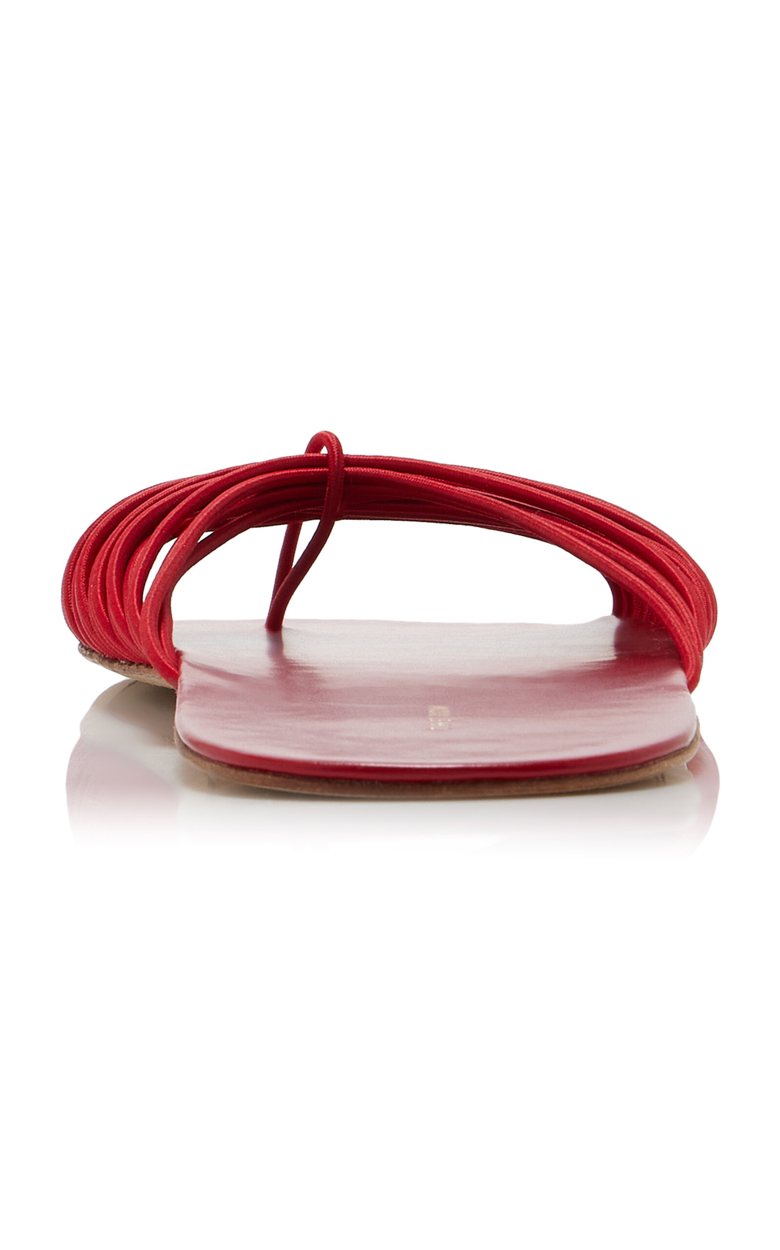 Sara Gathered Thong Sandals red - 5