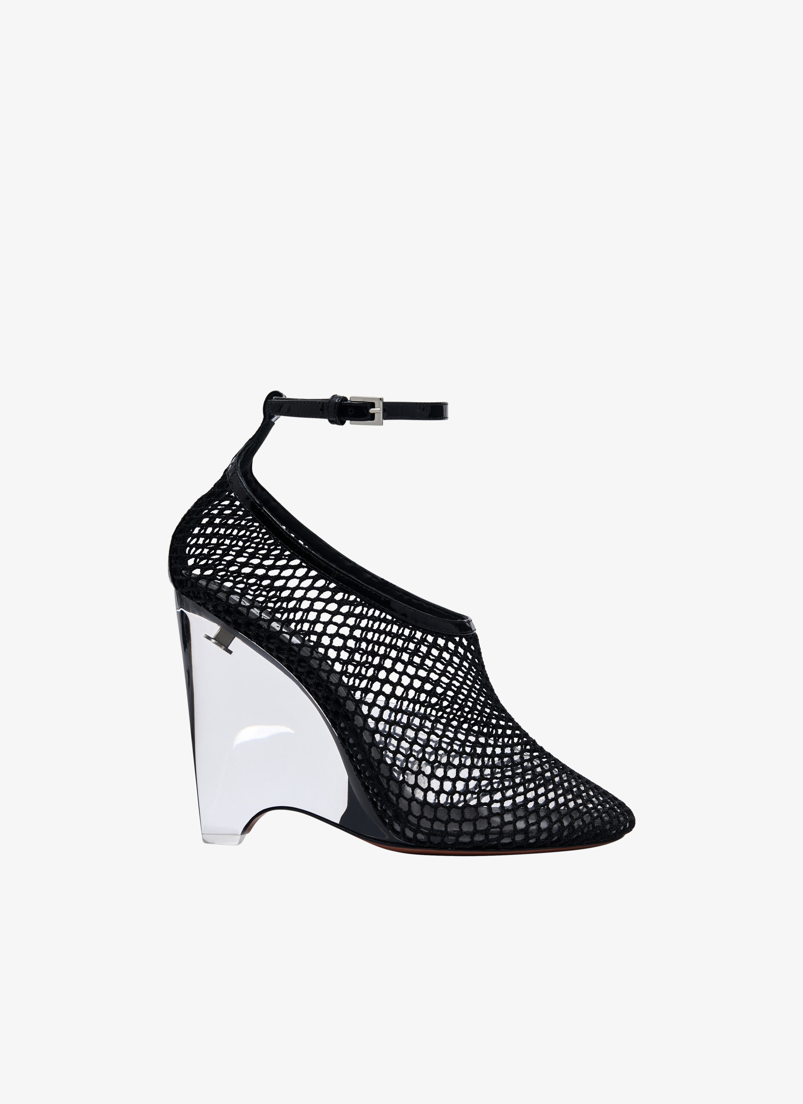LA CAGE WEDGE PUMPS IN FISHNET - 1