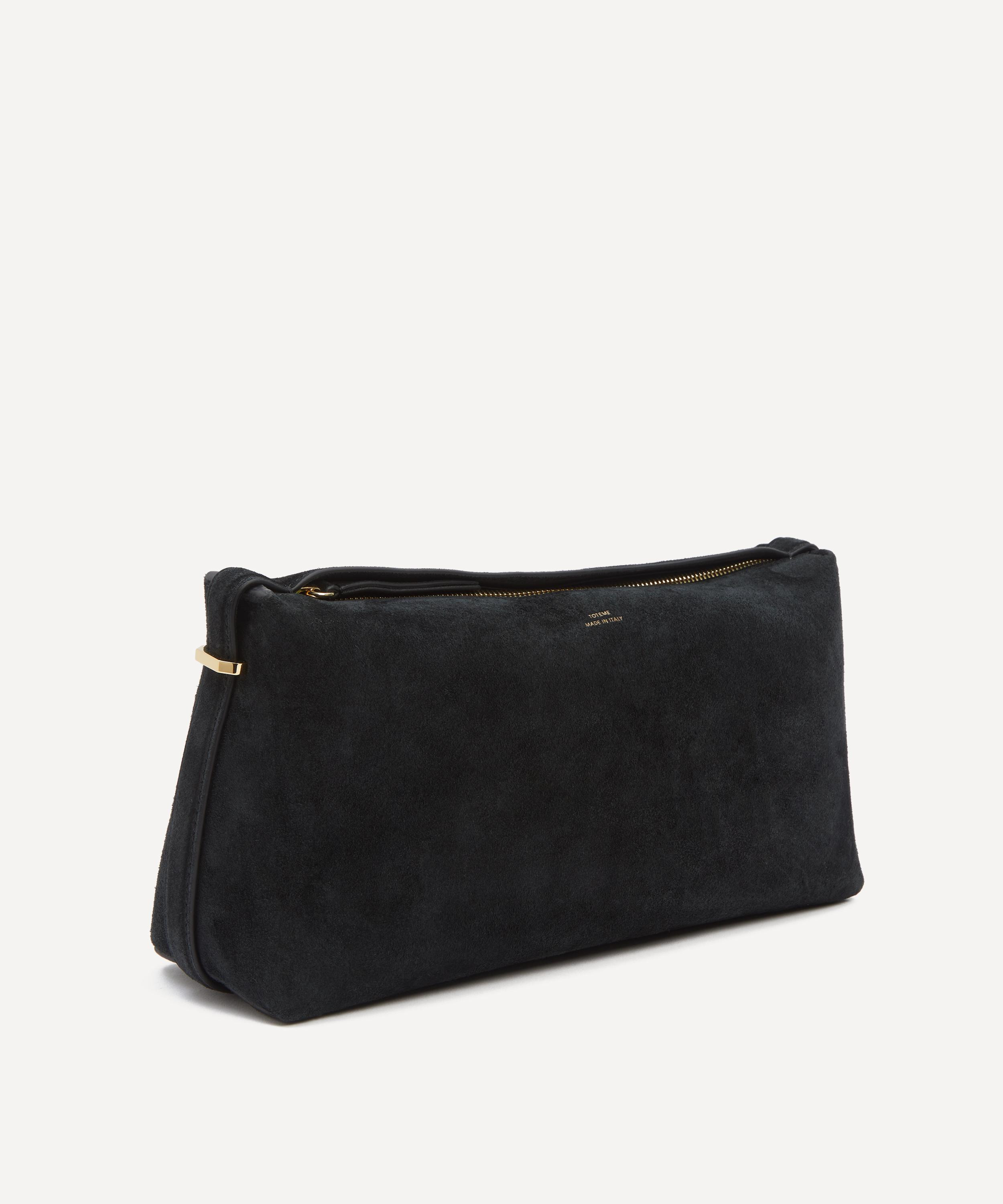 Belted Suede Clutch Bag - 3