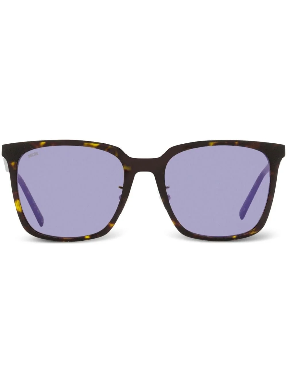 714SA rectangle-frame tortoiseshell-effect sunglasses - 1