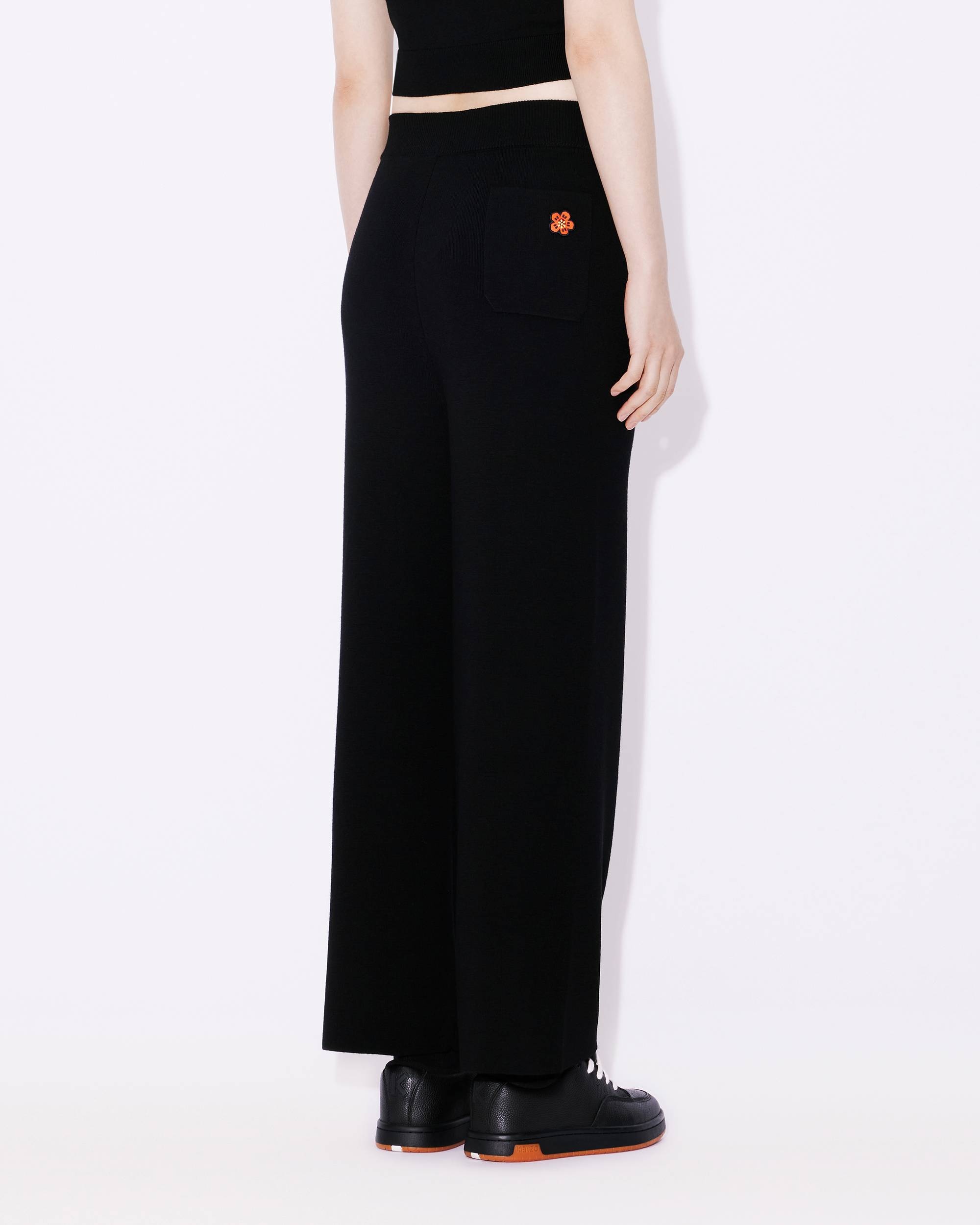 'Boke Flower Crest' embroidered trousers - 5