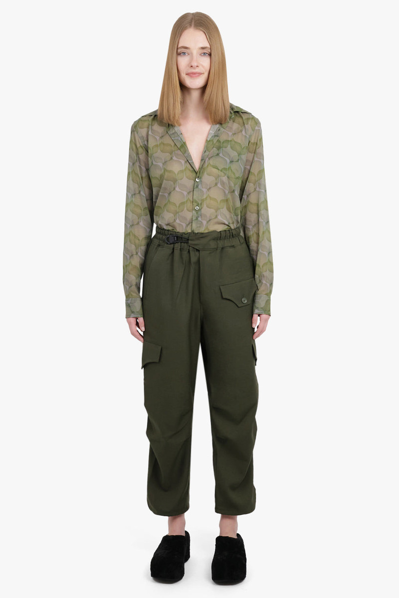 Dries Van Noten CORBINO SHIRT | GREEN outlook
