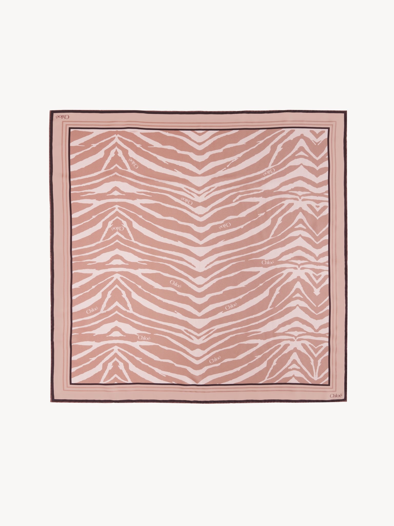 ANIMAL-PRINT SCARF IN SILK - 1