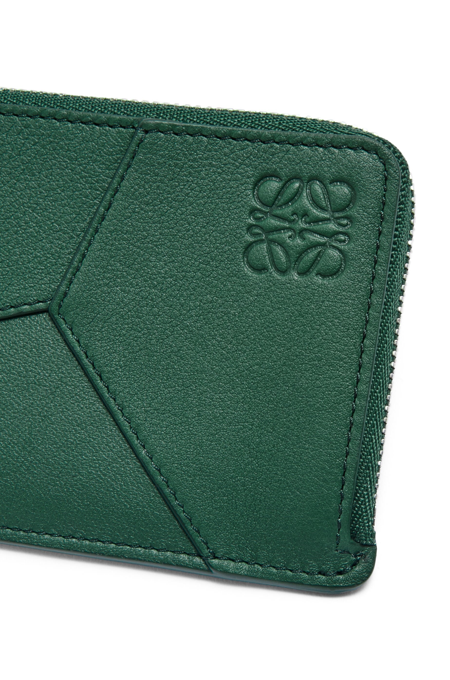 Puzzle long coin cardholder in classic calfskin - 4