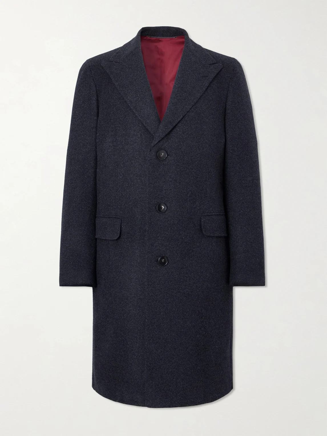 Nuvola Wool and Cashmere-Blend Coat - 1