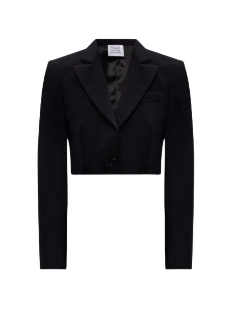 cropped single-breasted jacket 1