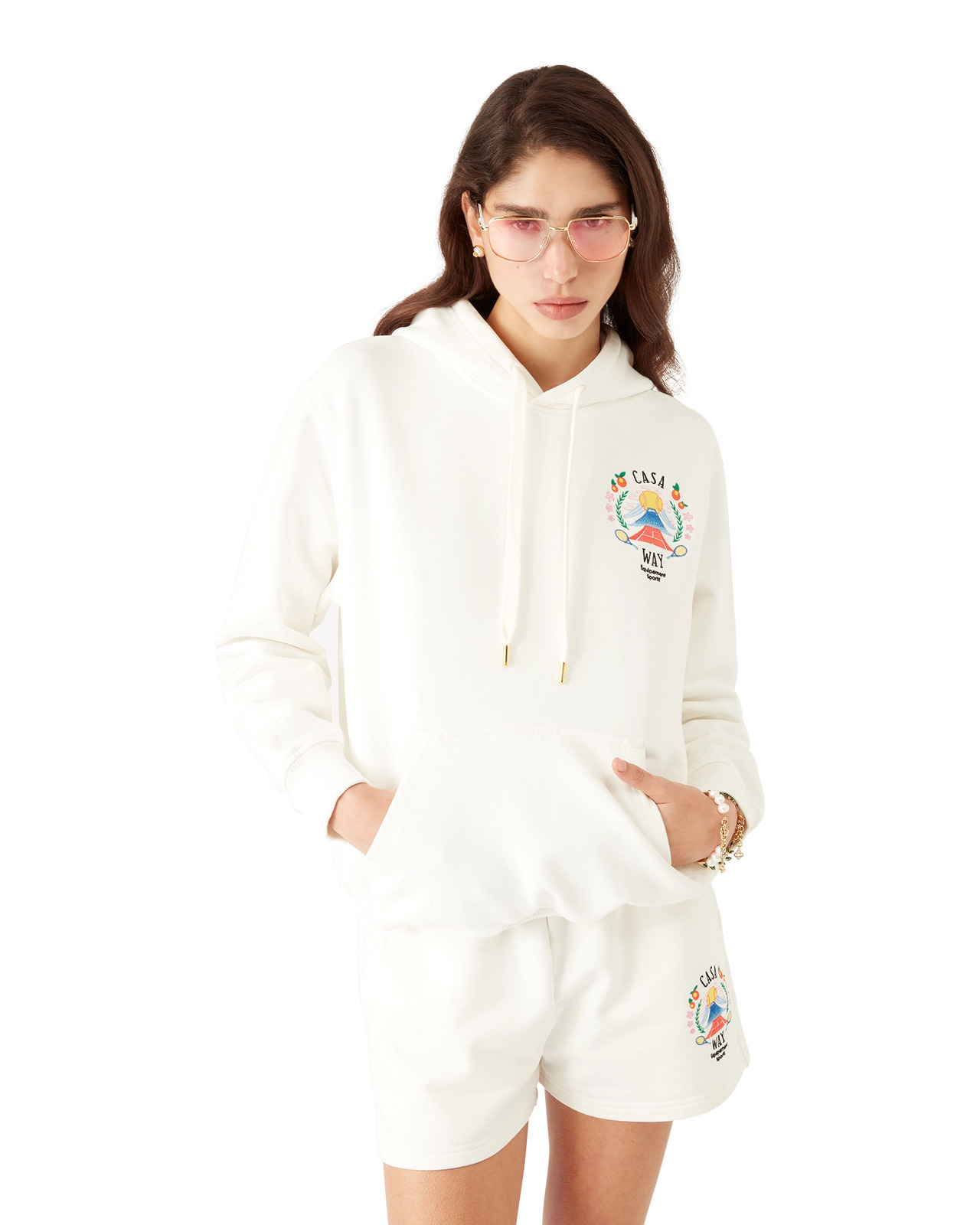 Casa Way Mountain Hooded Sweatshirt | Casablanca Paris - 4