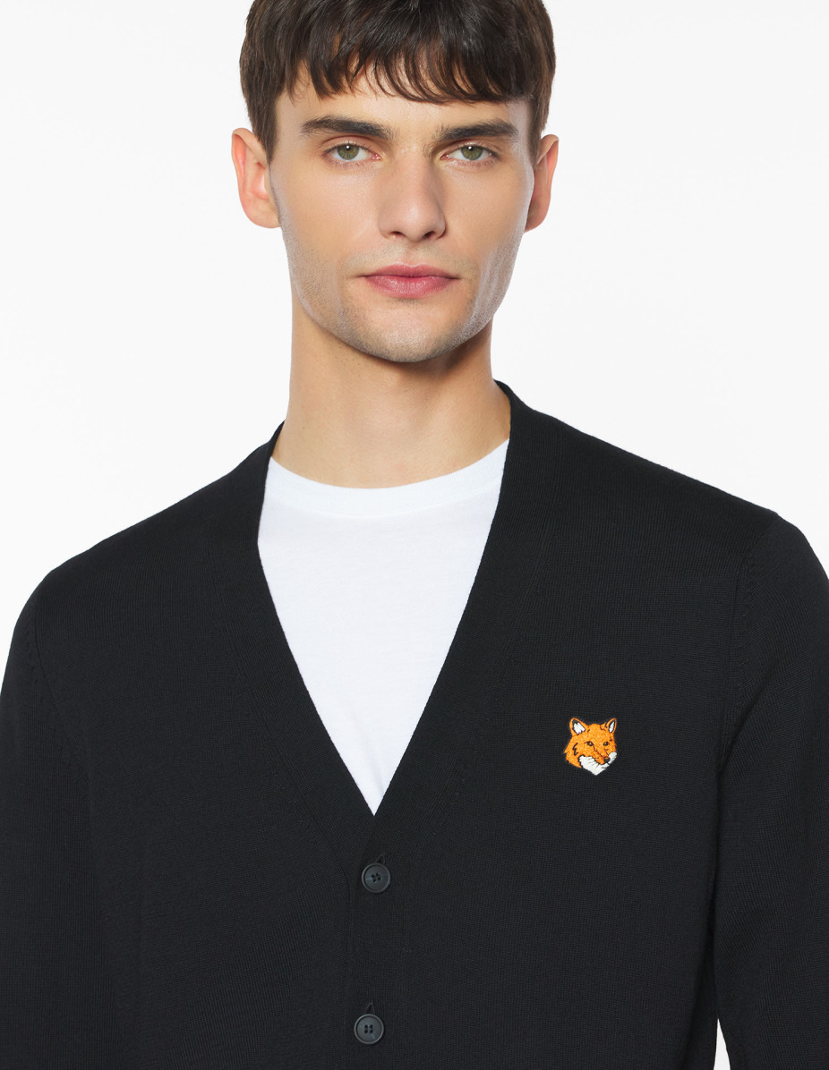 FOX HEAD MERINO REGULAR CARDIGAN - 5