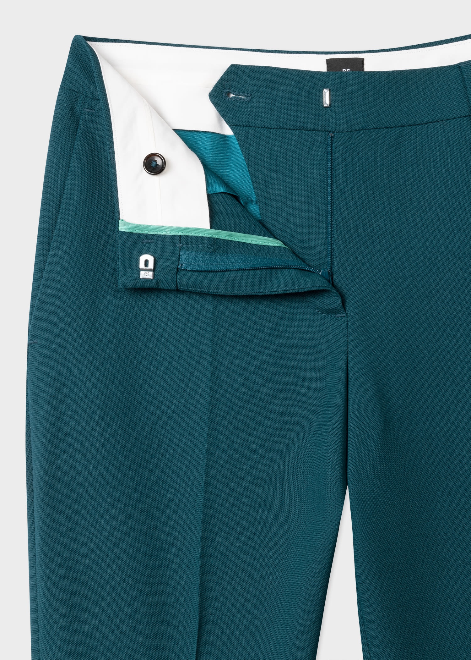 Women's Wool-Hopsack Slim-Fit Suit - 6