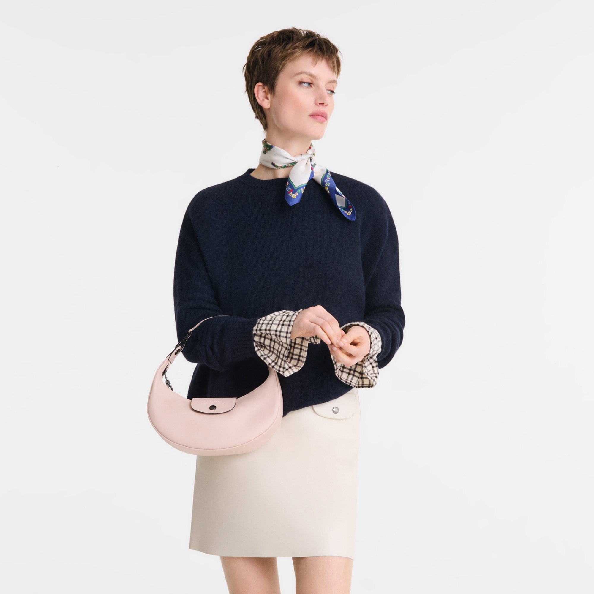 Le Pliage Xtra S Shoulder bag Nude - Leather - 2