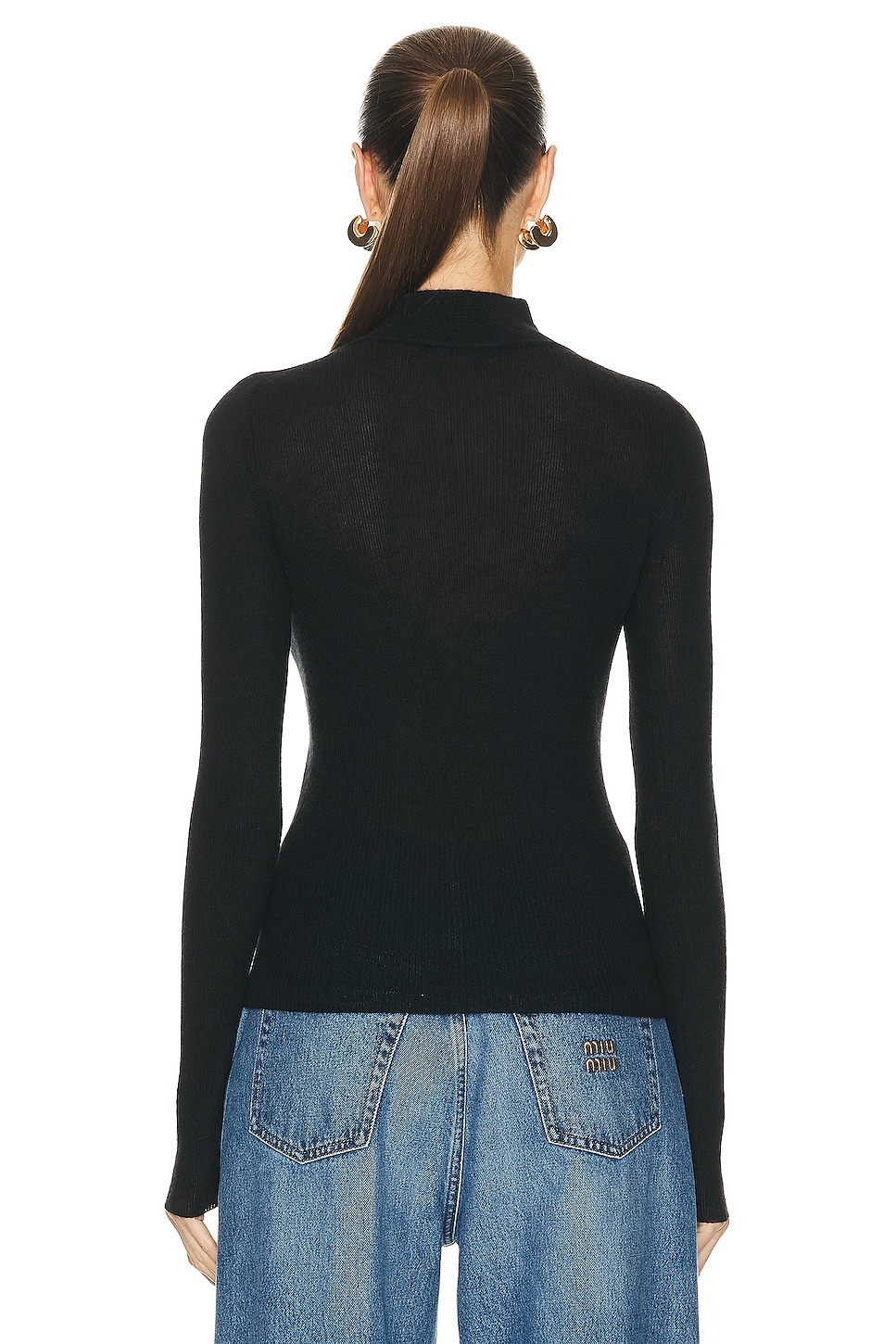 Base Layer Rib Turtleneck Top - 3