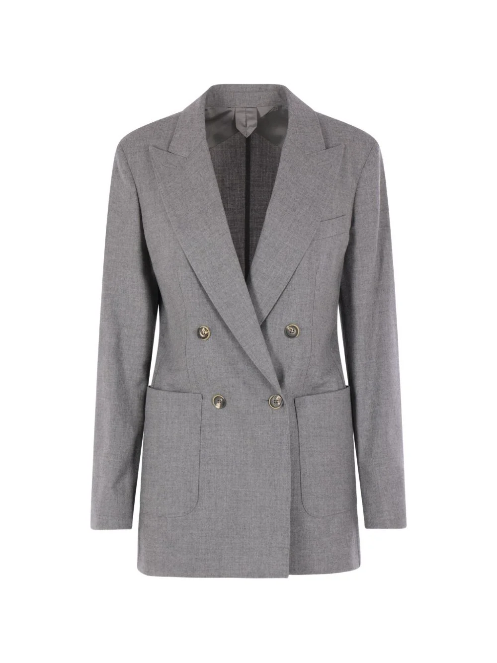 double-breasted peak-lapels blazer - 1
