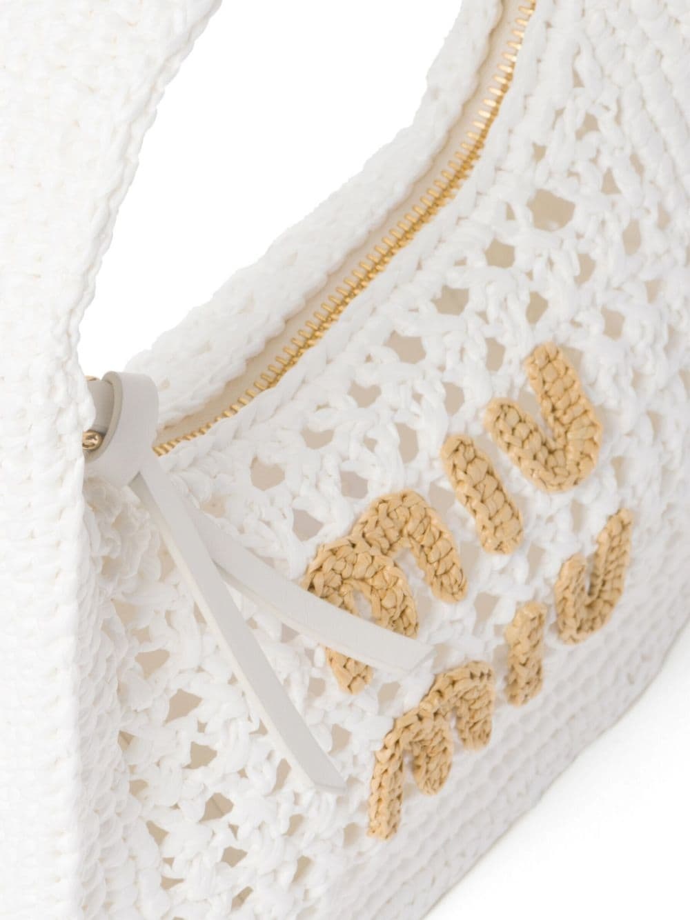 Wander crochet-knit shoulder bag - 5