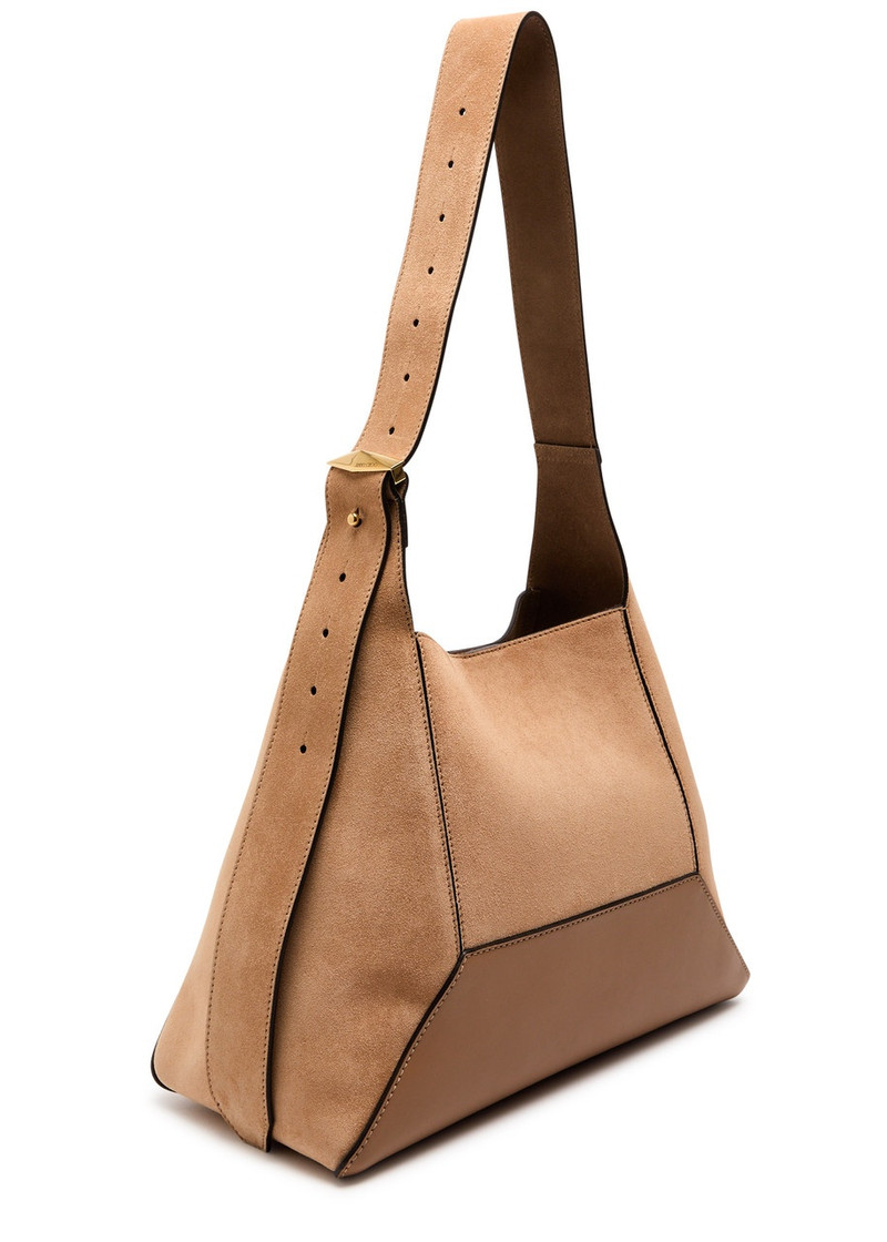 JIMMY CHOO Jimmy Choo Diamond Suede Shoulder bag outlook