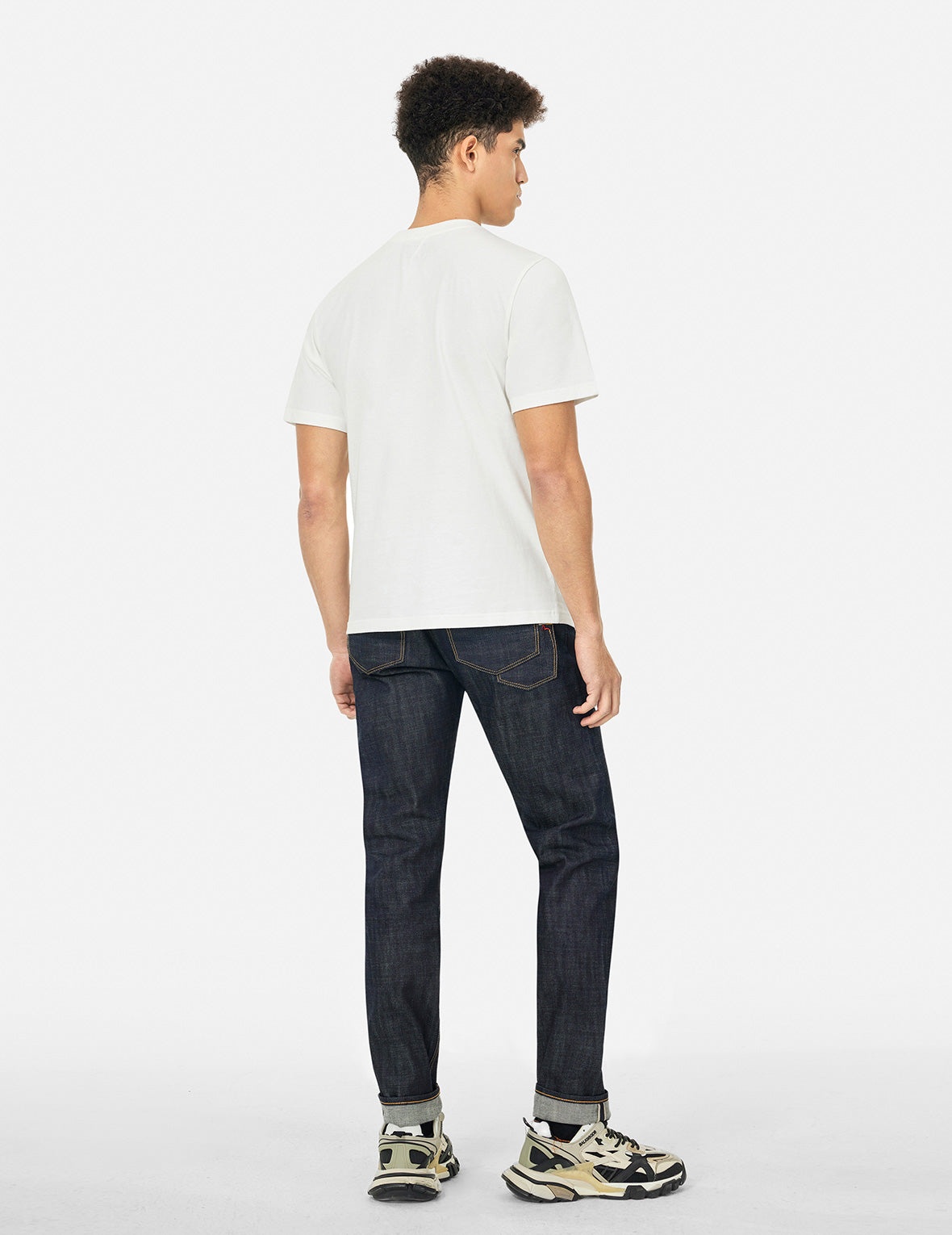 7 Pockets Design Carrot Fit Raw Jeans #2017 - 4