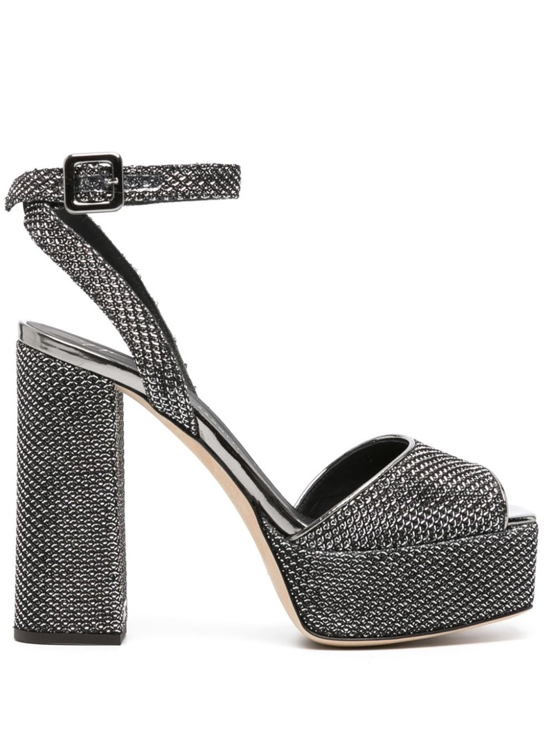 Giuseppe Zanotti New Betty 130mm platform sandals outlook