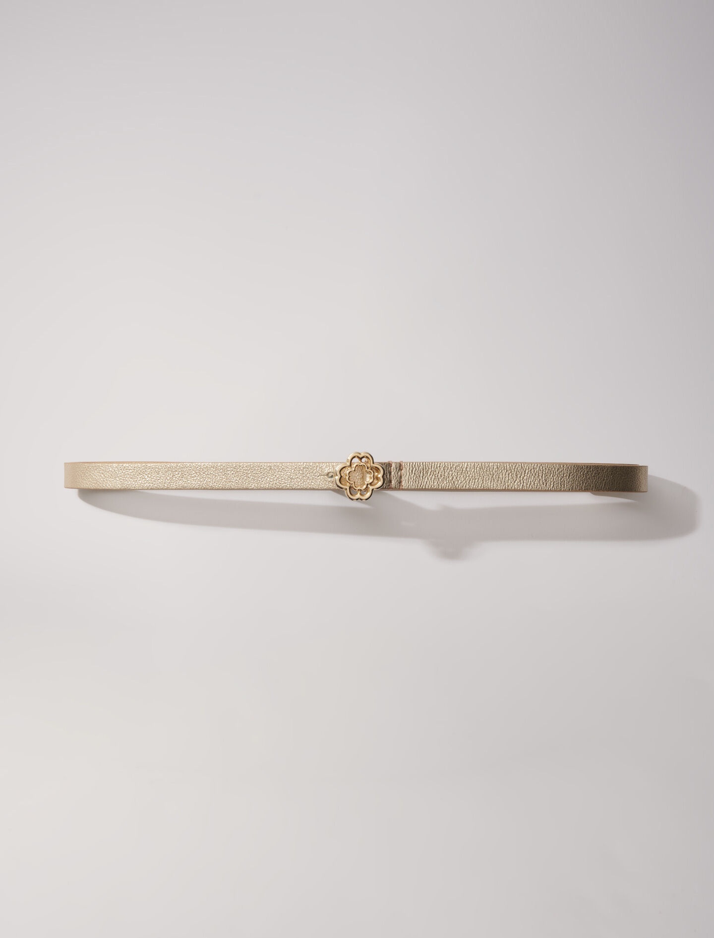 Slim belt with Clover buckle - 7