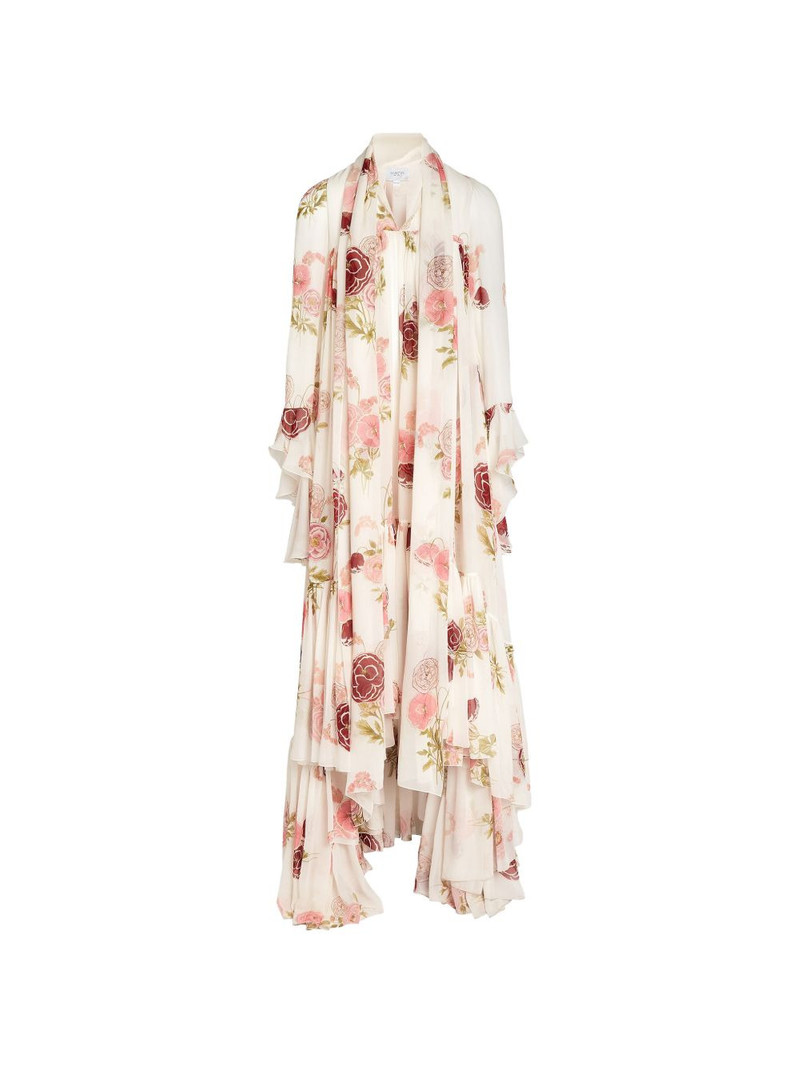 GIAMBATTISTA VALLI Pansies-print maxi dress outlook