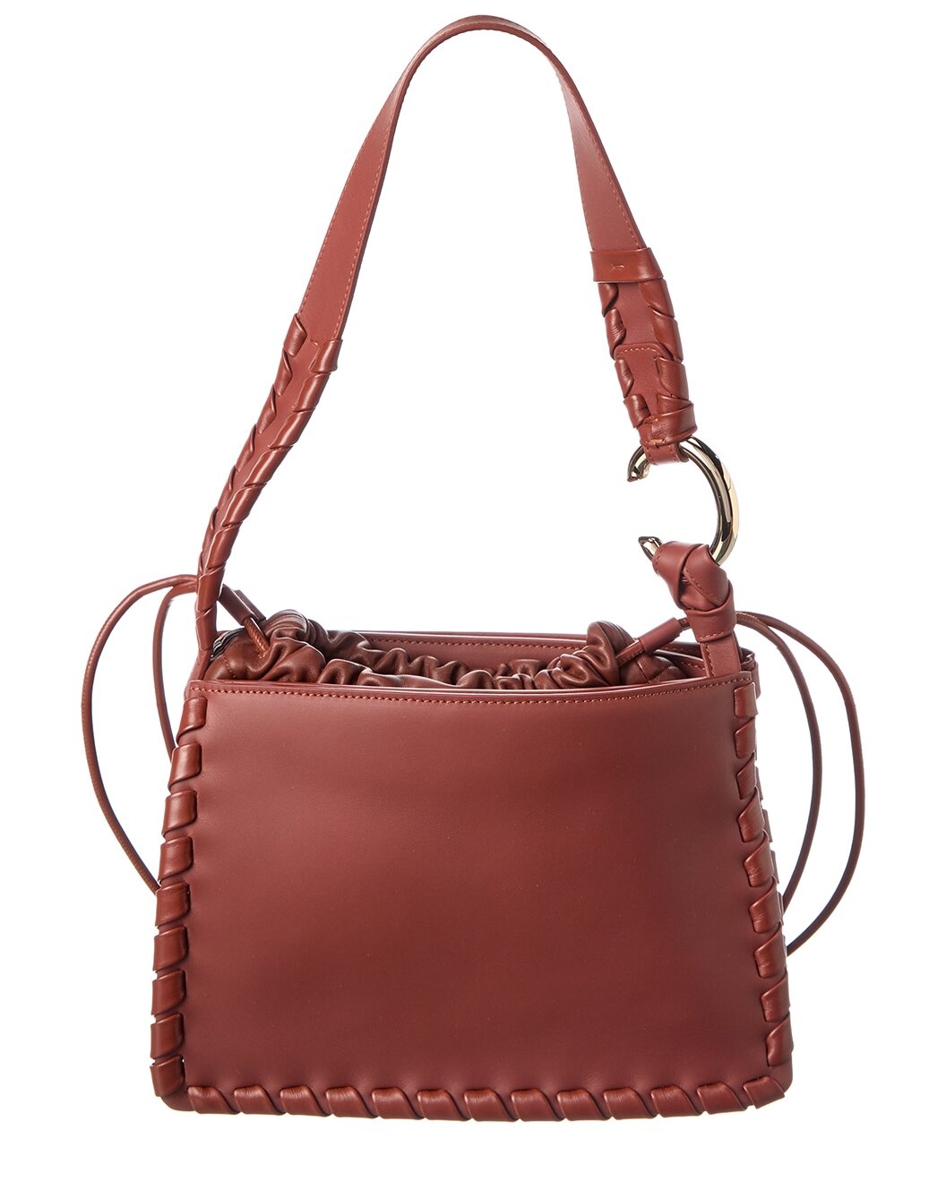 Chloé Mate Gusset Leather Shoulder Bag - 2
