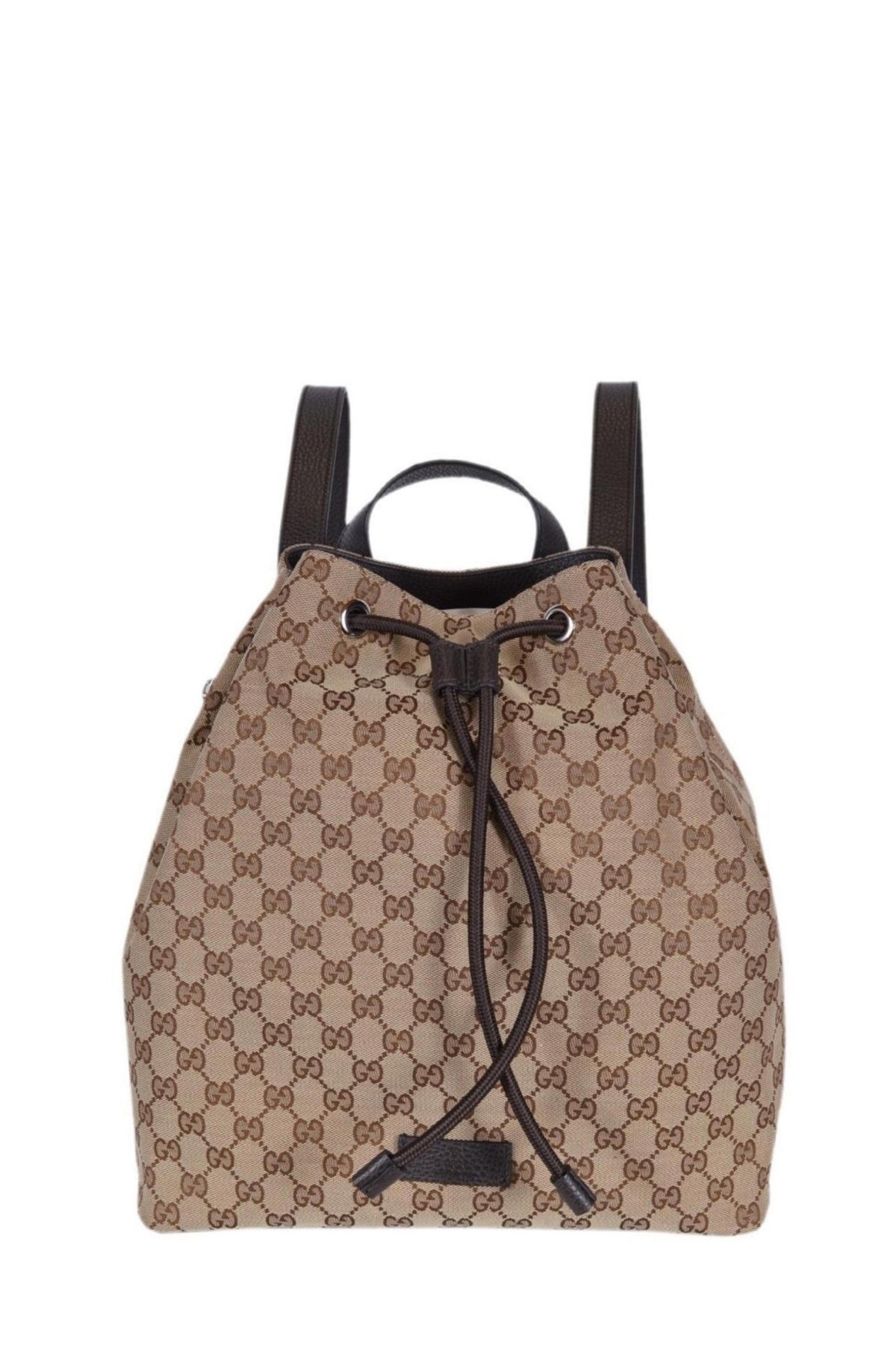 GG supreme backpack in brown canvas - 2