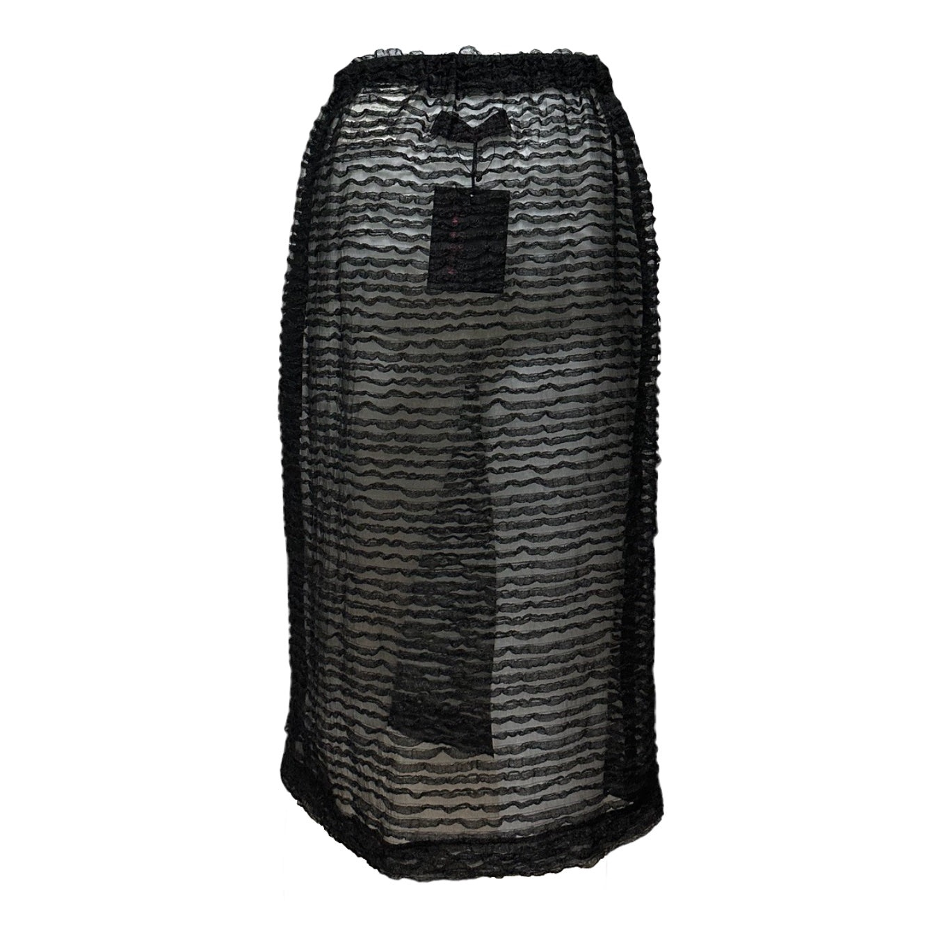 TRICOT COMME DES GARÇONS Sheer Midi Skirt - 2