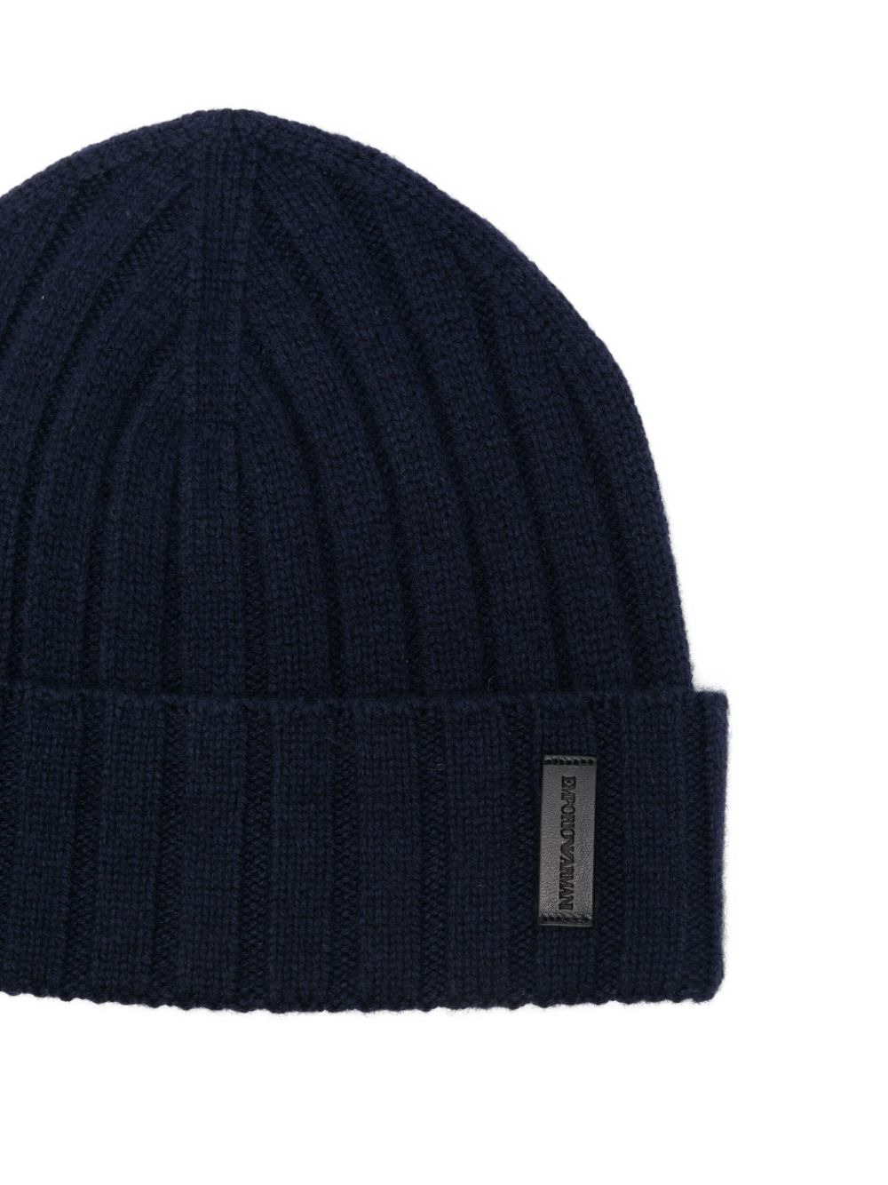 ribbed cashmere beanie - 2