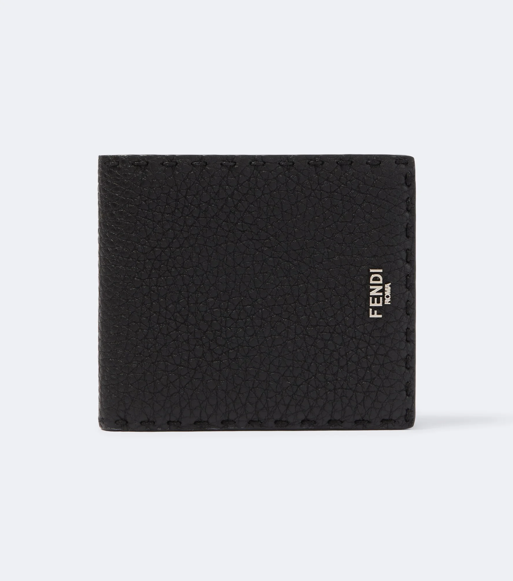 Embossed leather bifold wallet - 1