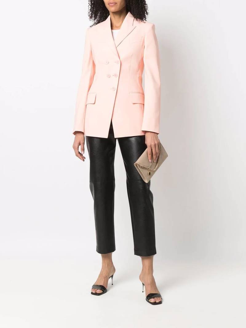 Stella McCartney double-breasted tailored blazer outlook