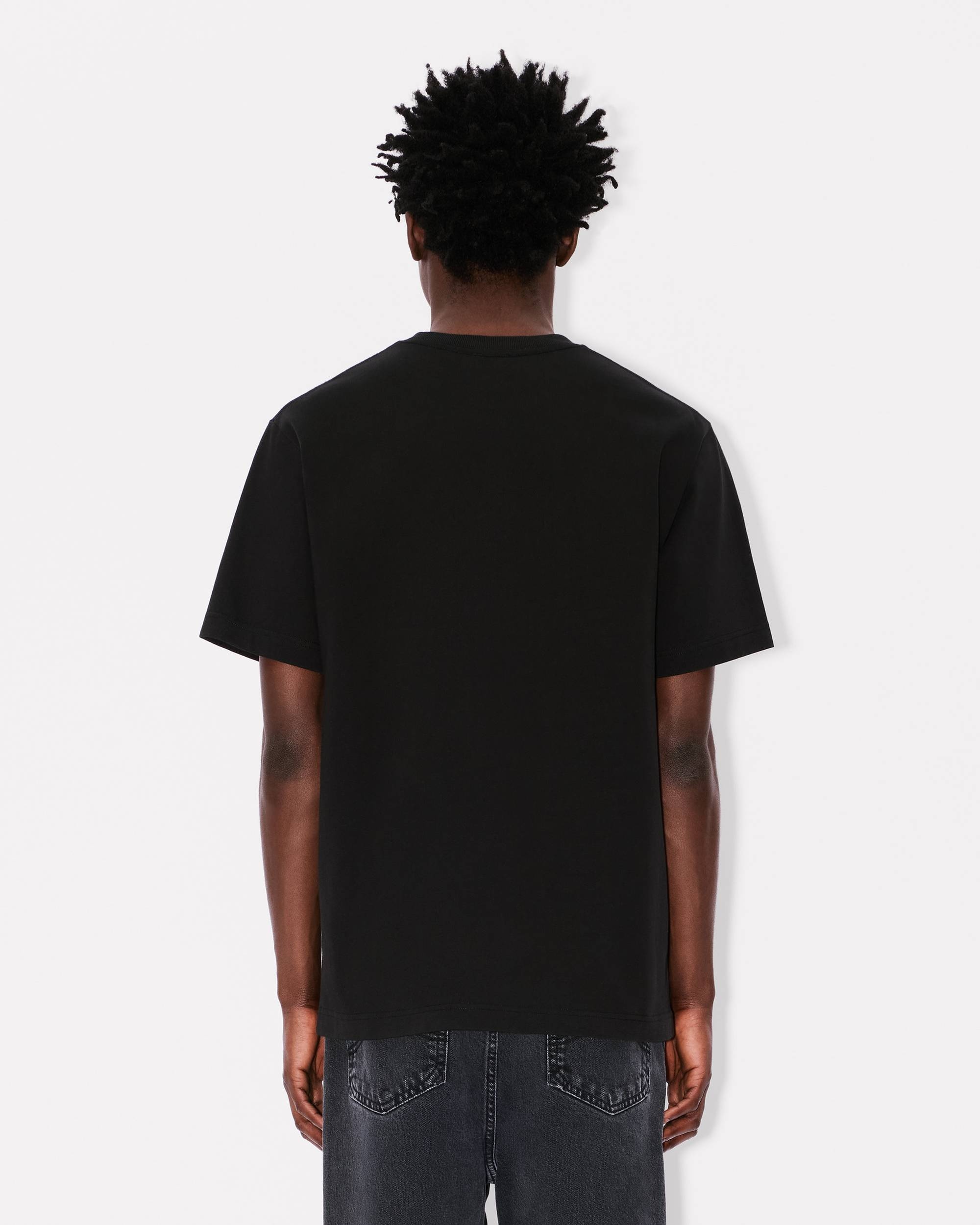'KENZO Happy Tiger' embroidered T-shirt in cotton - 4
