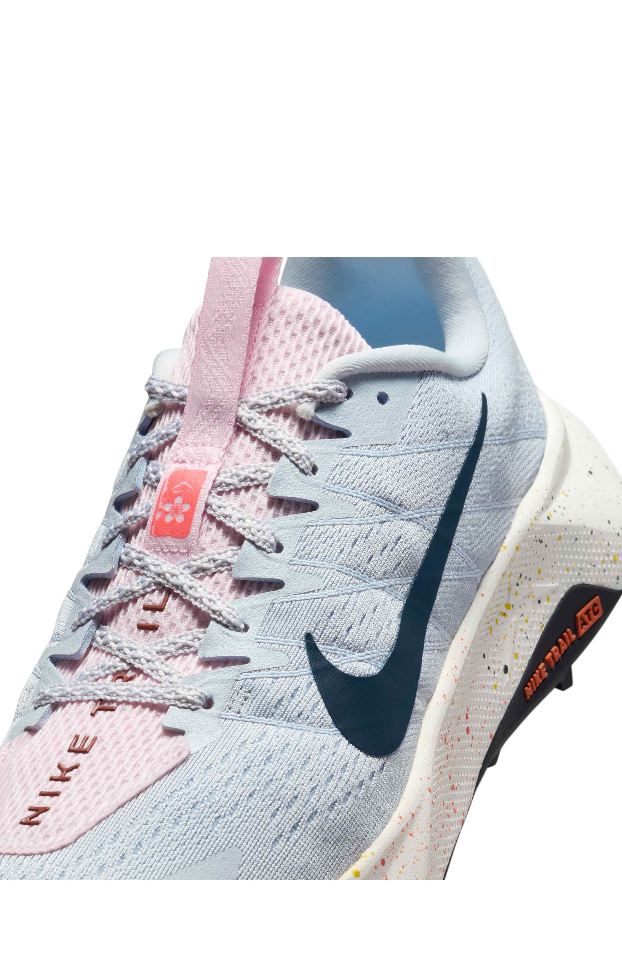 Nike ReactX Wildhorse 10 Trail Running Shoe in Pure Platinum/Football Grey at Nordstrom - 7