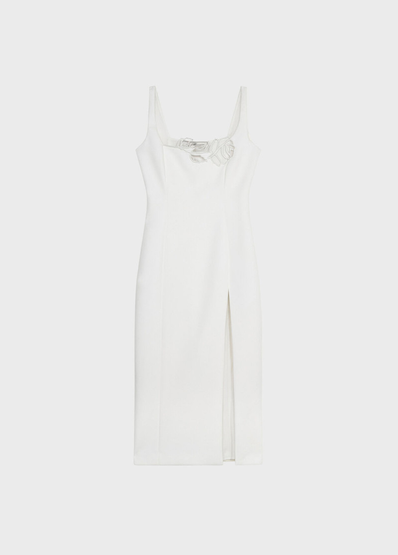 CADY DRESS WITH LASER-CUT EMBROIDERY 1